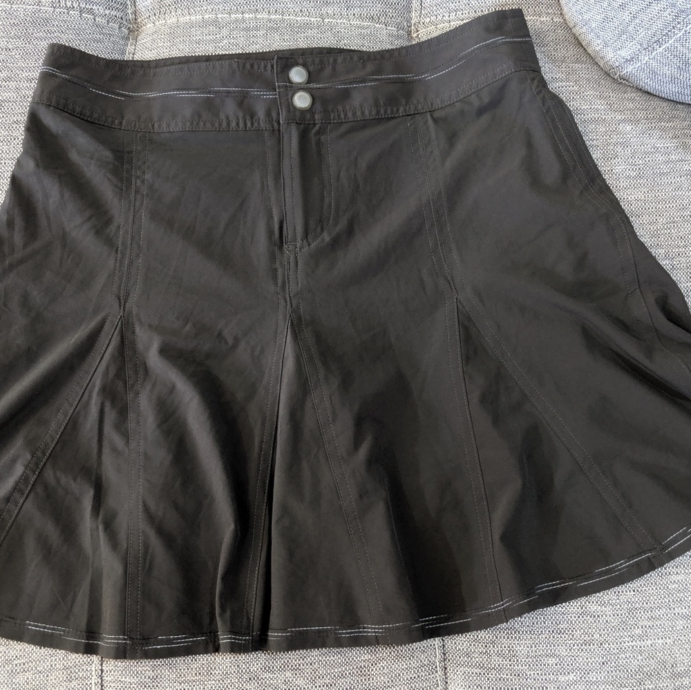 Title Nine Nimblene Swingtastic Gray Swing Skirt S